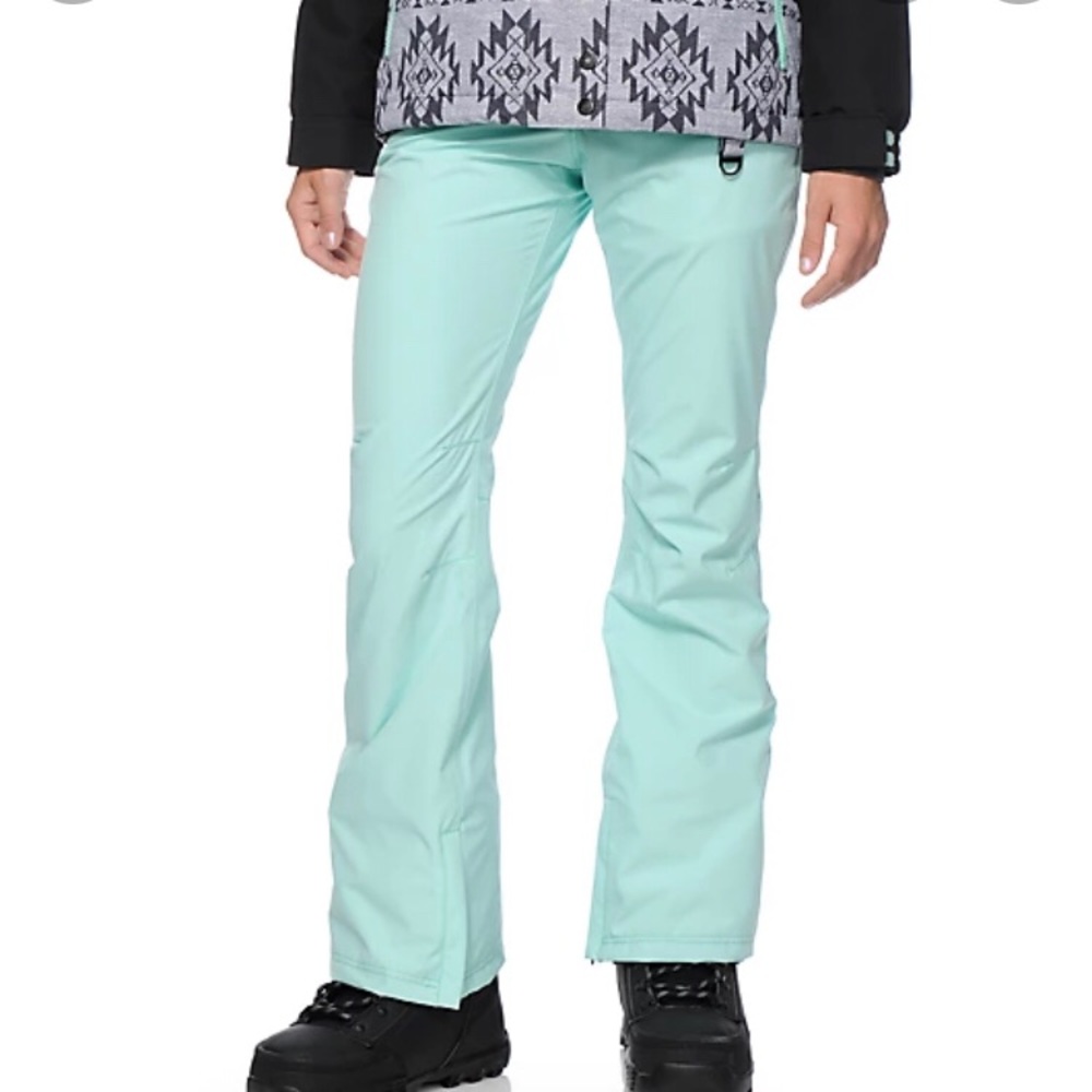 Aperture Crystaline Mint 10K waterproof Snowboard Pants, large